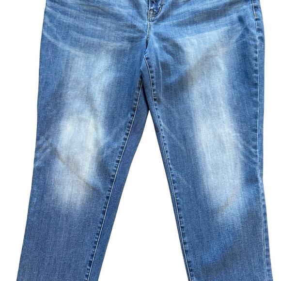 Maurices Jeans Women's 16W Blue Skinny High Rise Preppy Clean girl feminine - Picture 3 of 12